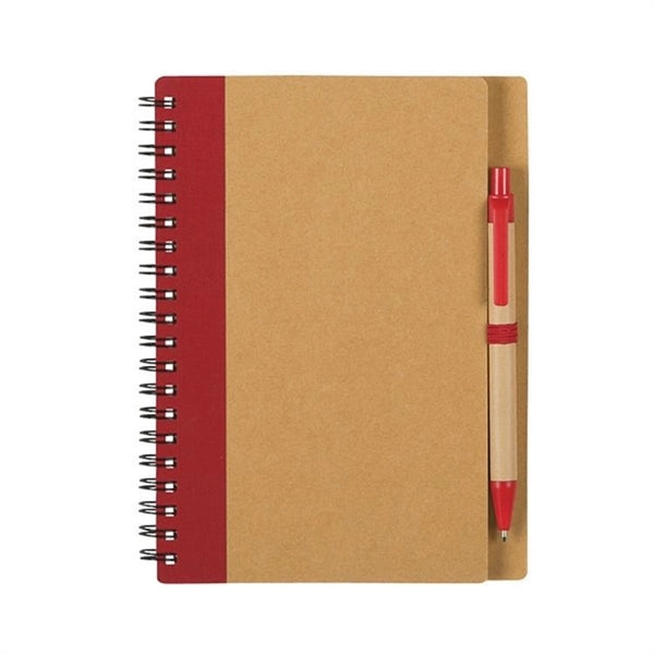 2026 Eco Handy Pocket Spirlal Notebook With Pen