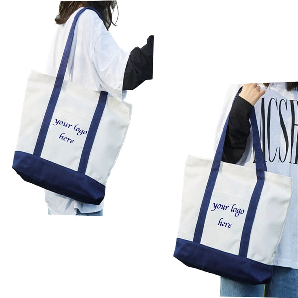 Canvas Tote Bags With Front Pocket