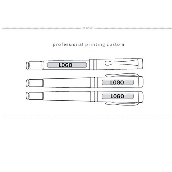 Quick Dry 1.0MM Black Ink Retractable Pen for School Office