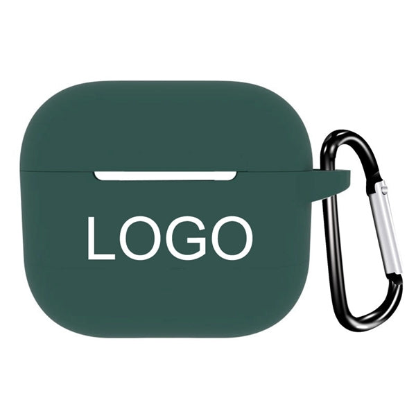 Silicone Apple Earpod 3 Case w/ Carabiner