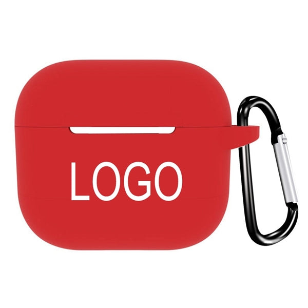Silicone Apple Earpod 3 Case w/ Carabiner