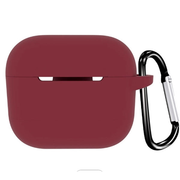 Silicone Apple Earpod 3 Case w/ Carabiner