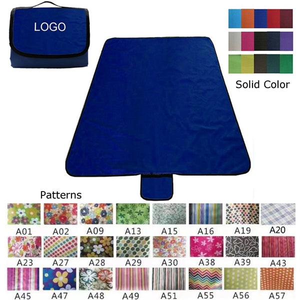 Large Size Outdoor Waterproof Picnic Blankets w/ Carry Strap