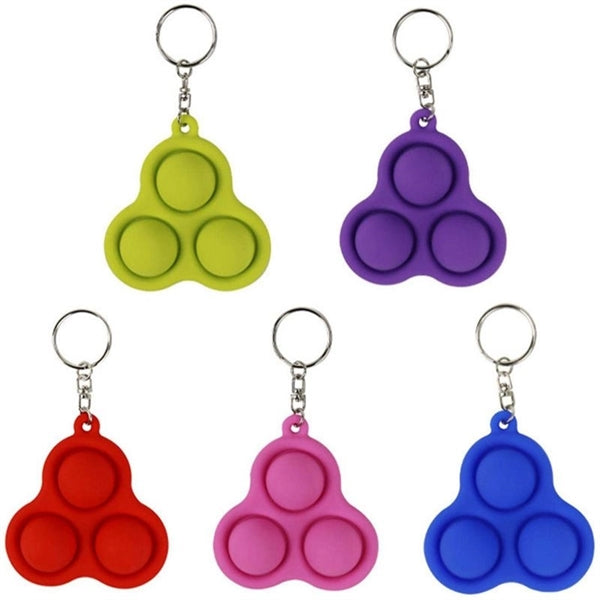 Keychain Push Pop Bubble Exercise Tool