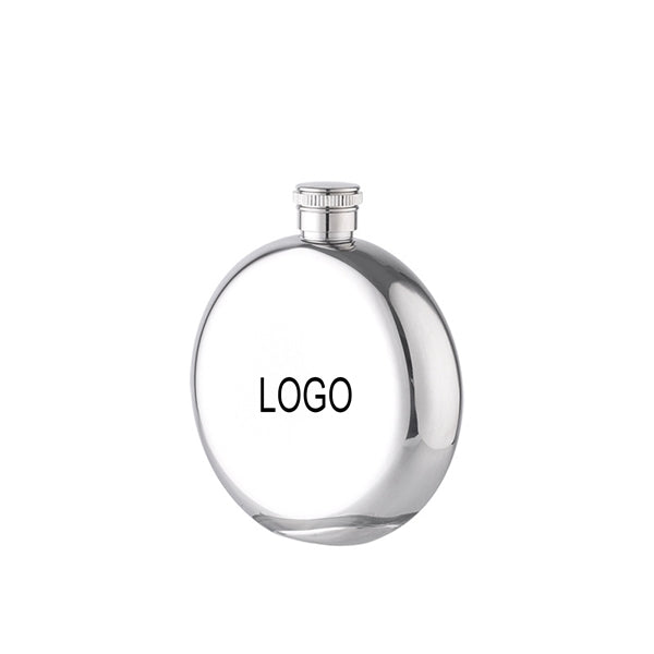 5 Oz Miniature Portable Stainless Steel Round Wine Pot