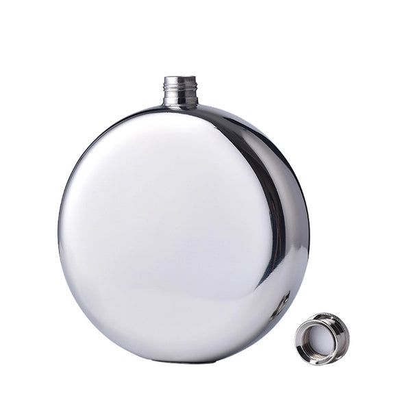 5 Oz Miniature Portable Stainless Steel Round Wine Pot