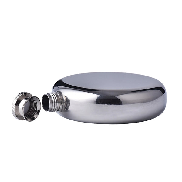 5 Oz Miniature Portable Stainless Steel Round Wine Pot
