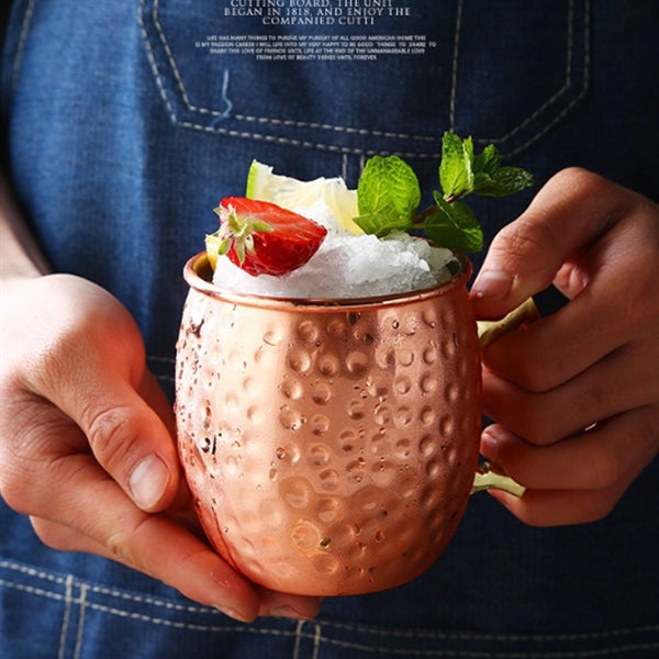 Stainless Steel Copper Plated Moscow Mule Mug