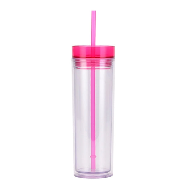 16oz Double Wall Clear Plastic Cup