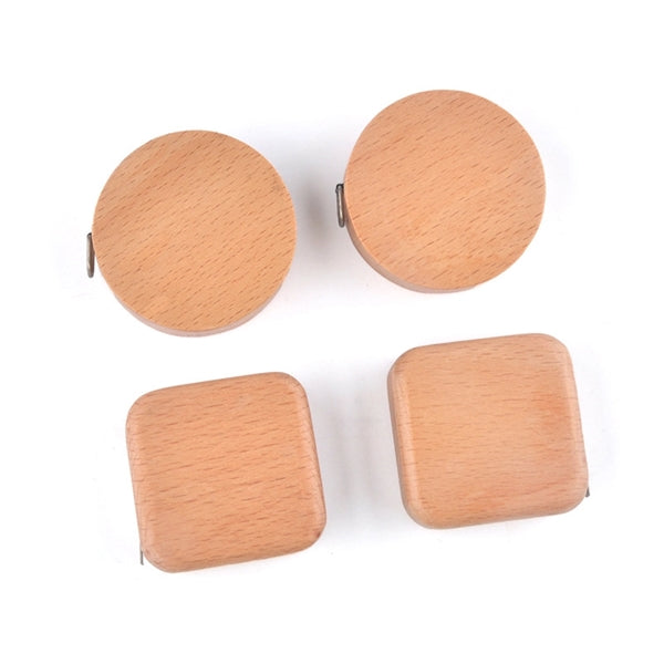 2m/6ft Woodiness Case Multi-Function Tape Measure Key Chain