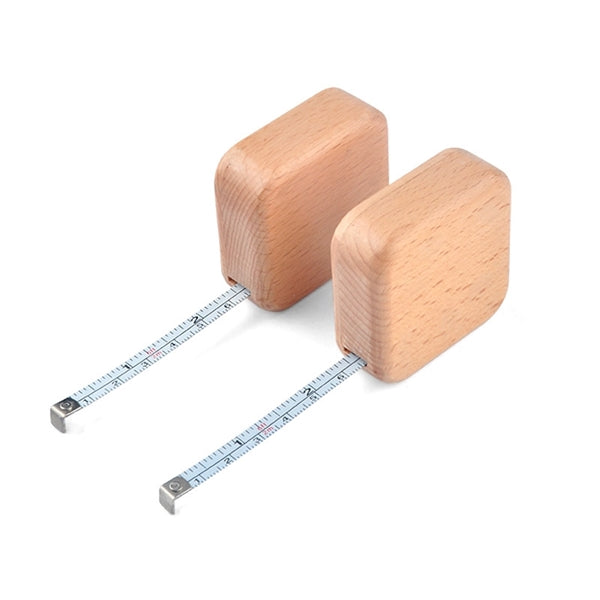 2m/6ft Woodiness Case Multi-Function Tape Measure Key Chain