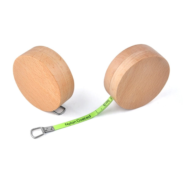 2m/6ft Multi-Function Woodiness Case Tape Measure Key Chain