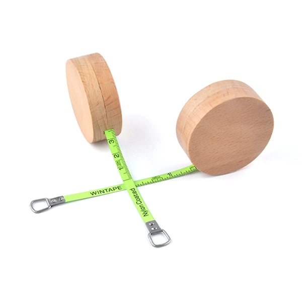 2m/6ft Multi-Function Woodiness Case Tape Measure Key Chain
