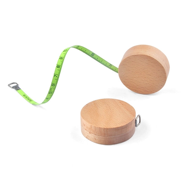 2m/6ft Multi-Function Woodiness Case Tape Measure Key Chain