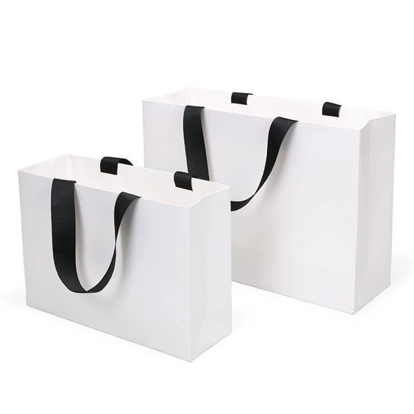 Cardboard Kraft Paper Laminated Shopping Tote Bag