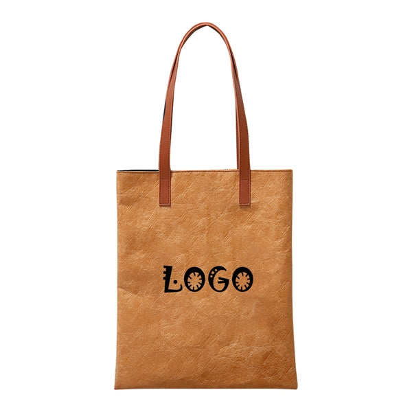 Dupont Paper Tote Bag With Pu Handle