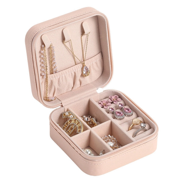 Leather Jewelry Travel Case