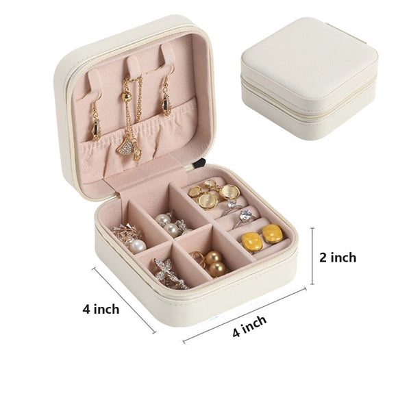 Leather Jewelry Travel Case