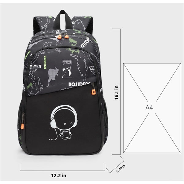 Large Capacity Laptop Luminous School Backpack