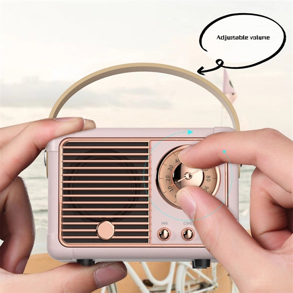 Retro Mini Portable Wireless Bluetooth Speaker