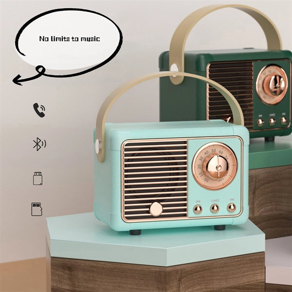Retro Mini Portable Wireless Bluetooth Speaker