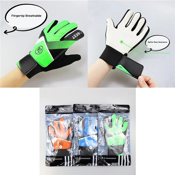 Sports Soccer Goalkeeper Football Gloves for Kids