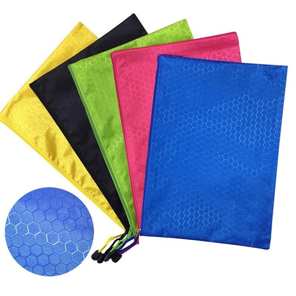 Waterproof Zipper Pen Pencil File Document Bag Pouch