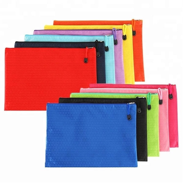 Waterproof Zipper Pen Pencil File Document Bag Pouch