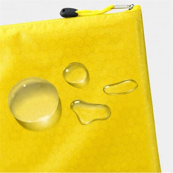 Waterproof Zipper Pen Pencil File Document Bag Pouch
