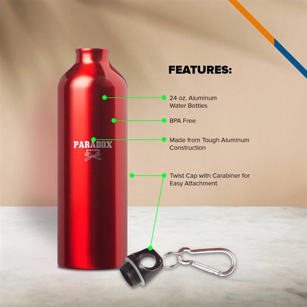 Manus Aluminum Water Bottle - 24 OZ.