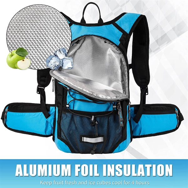Hydration Backpack with 2L Water Bladder