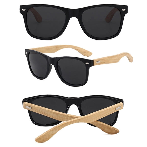 Sunglasses with Bamboo Temples