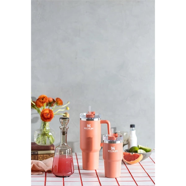 40 Oz. Vacuum Tumbler with Handle & Straw