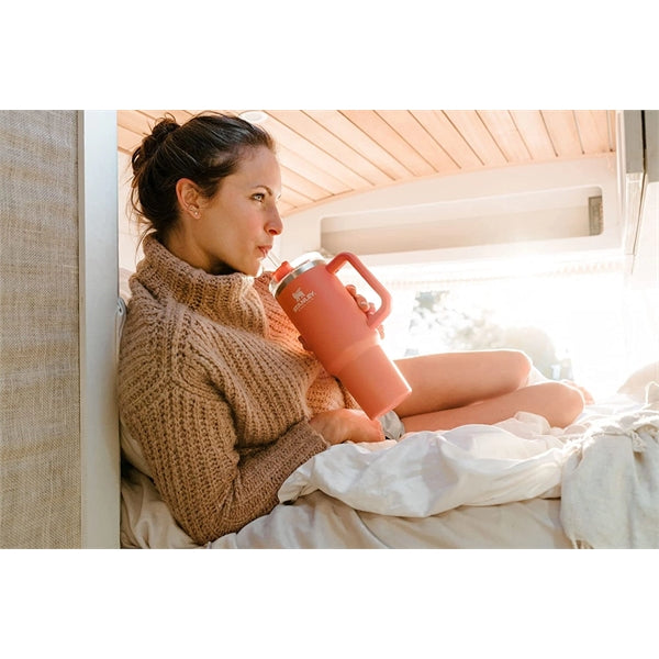 40 Oz. Vacuum Tumbler with Handle & Straw