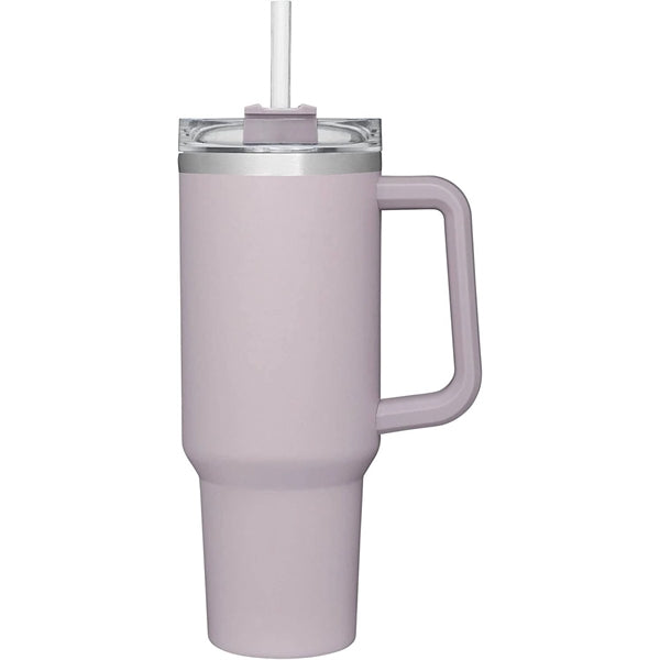 40 Oz. Vacuum Tumbler with Handle & Straw