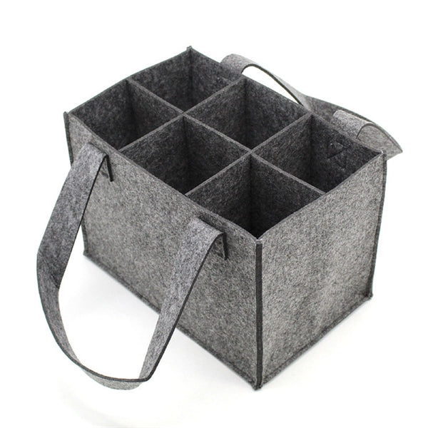 Felt Wine Tote Bag