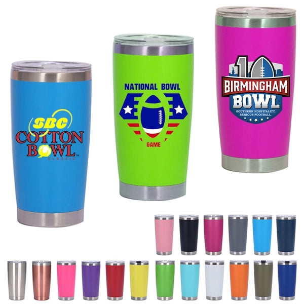20 oz Stainless Steel Tumbler with Lid
