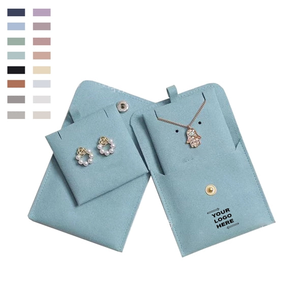 Snap Button Jewelry Pouches