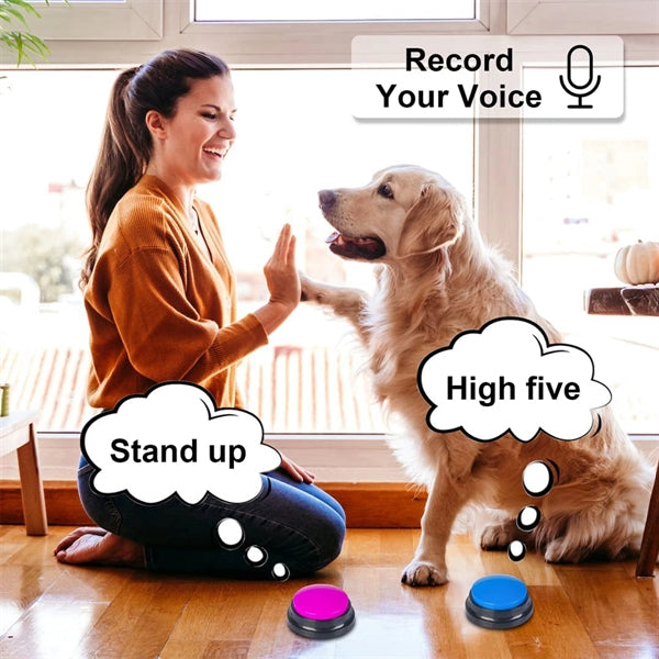 Pet Interactivity Voice Recording Button