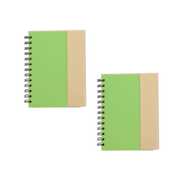 Eco-friendly Magnetic Two-Tone Spiral Notebook