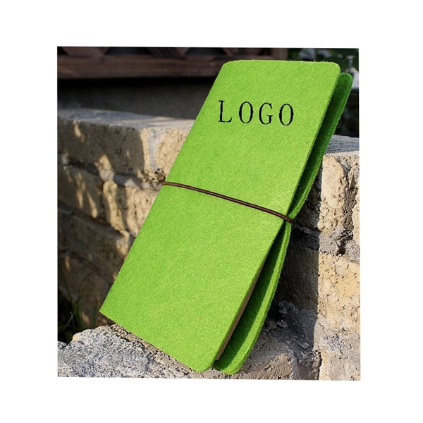 A6 4.5''x7.5'' Felt Notebook
