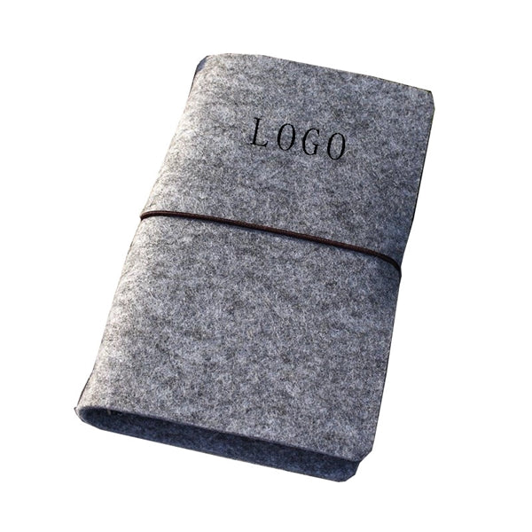 A6 4.5''x7.5'' Felt Notebook