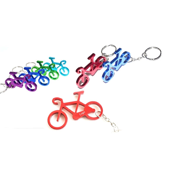 Bicycle Bottle Opener Keychain
