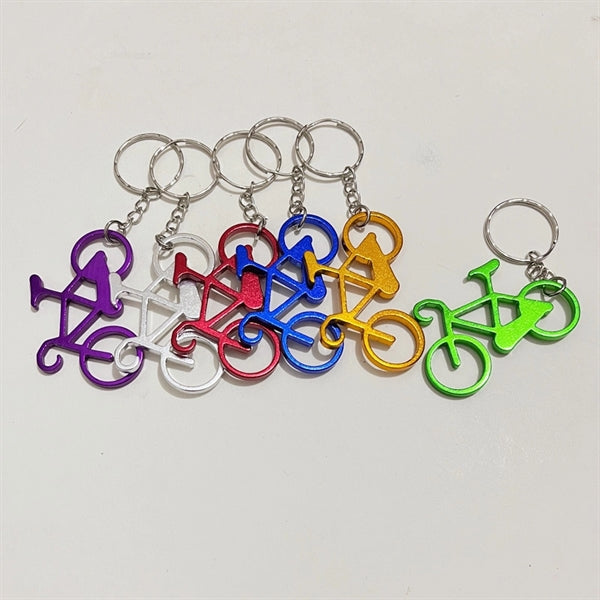 Bicycle Bottle Opener Keychain