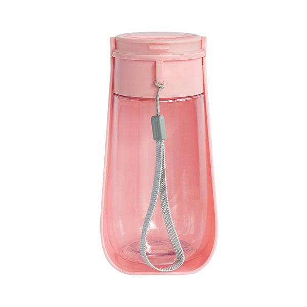 Plastic Portable Foldable Pet Water Bottle for Outdoor Use