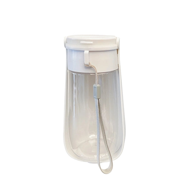 Plastic Portable Foldable Pet Water Bottle for Outdoor Use