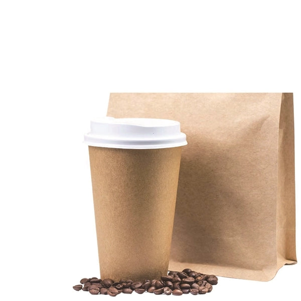 Disposable Kraft Paper Coffee Cup
