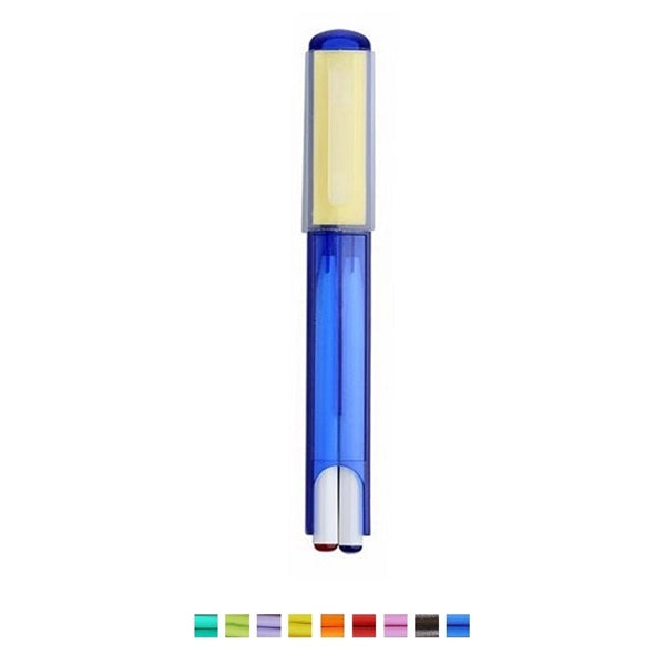 2 Color Ballpoint Pen w/ Sticky Notes