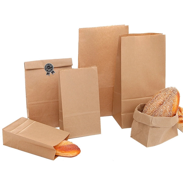 Eco Friendly Greaseproof Takeaway Food Packing Paper Bag