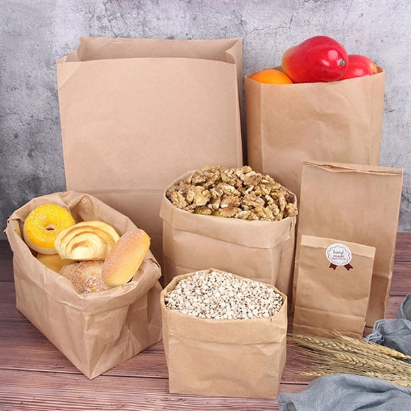 Eco Friendly Greaseproof Takeaway Food Packing Paper Bag